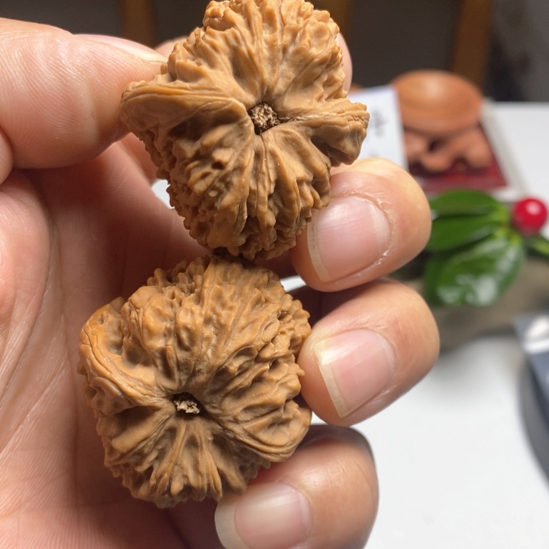 文玩核桃把件天残疾脚38B000