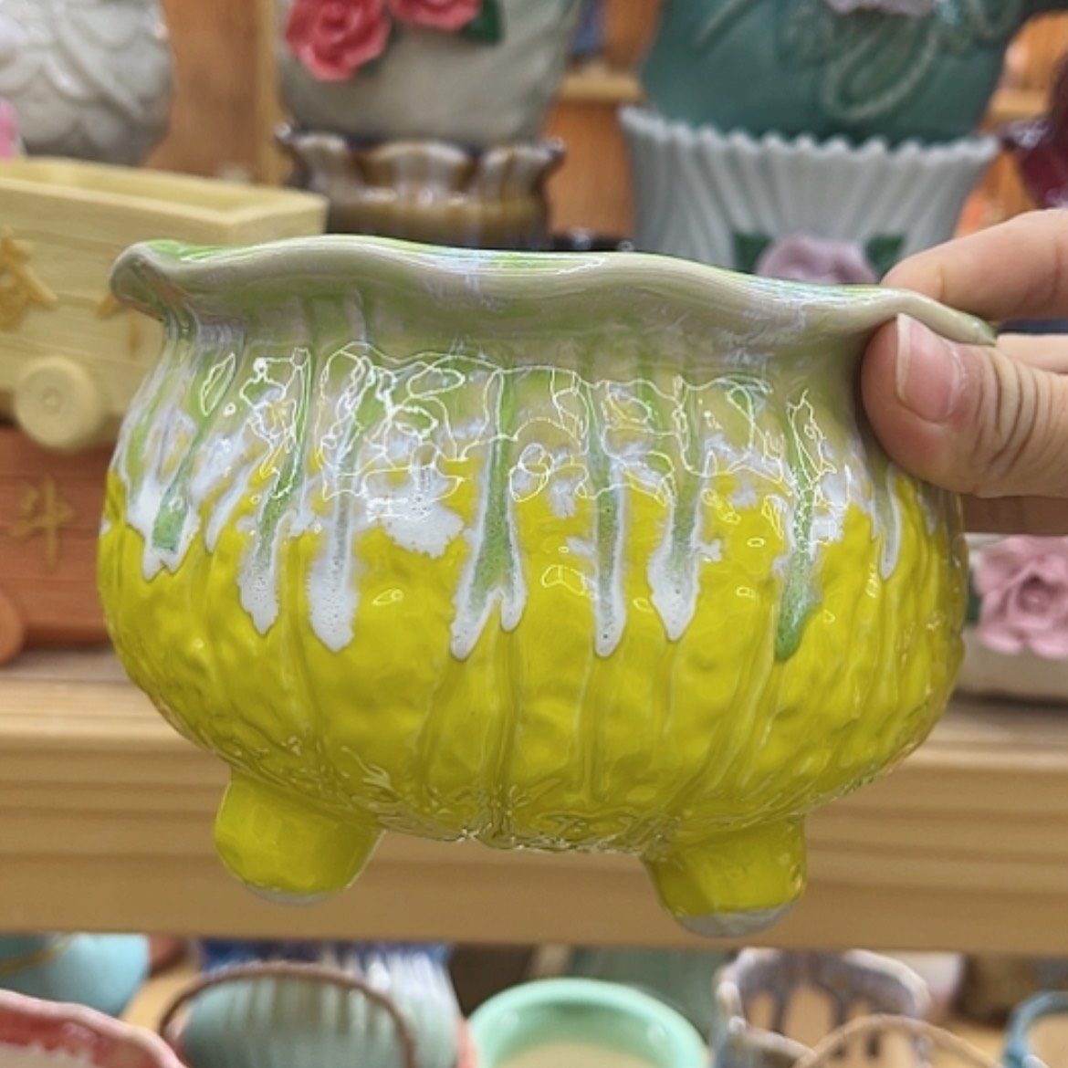 【闪购商品】陶瓷花盆 