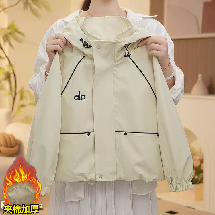 【开学新款】女童外套秋冬装2025新款儿童衣服女孩宽松运动冲锋衣