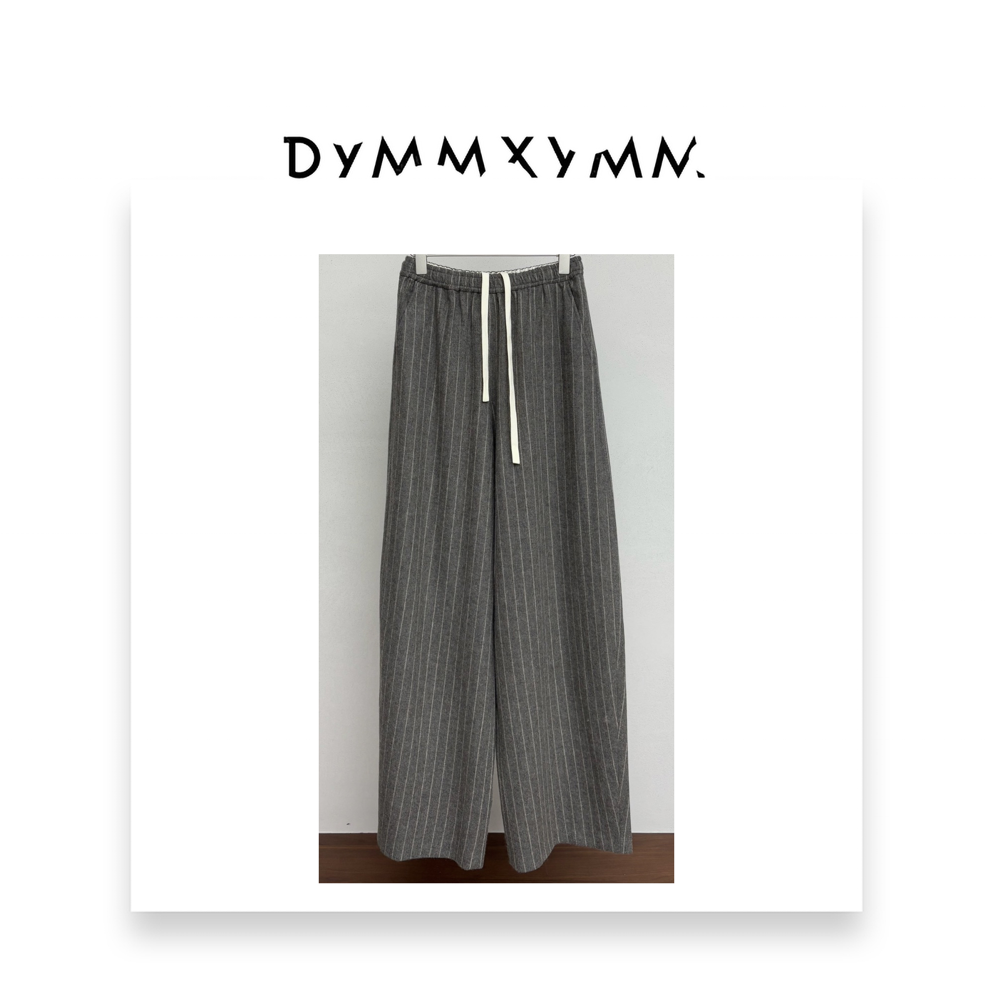 【DYMMXYMM】-.复古抽绳条纹长裤-5FW-R0338