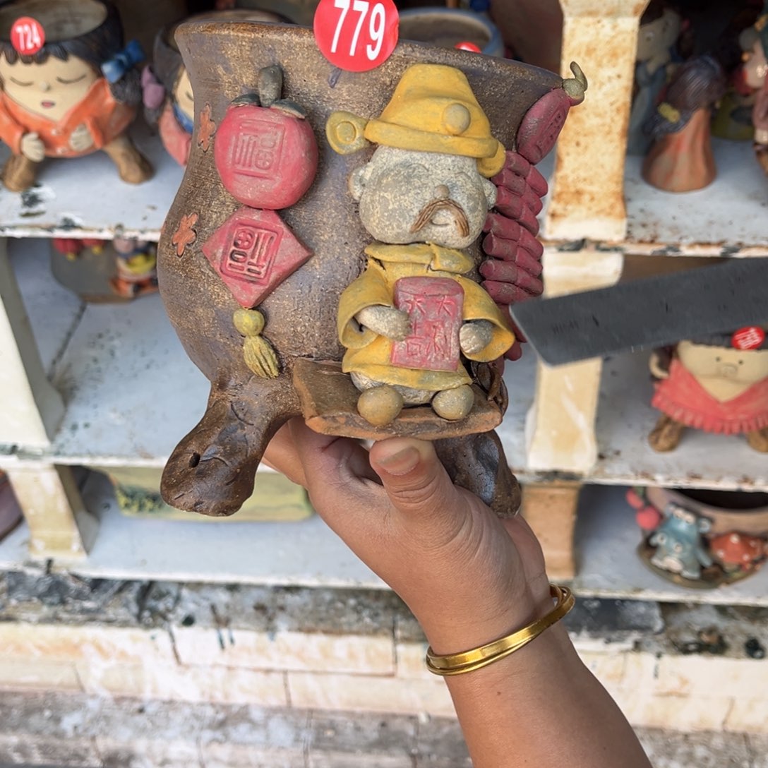 陶瓷特价779号陶然花盆厂家直销