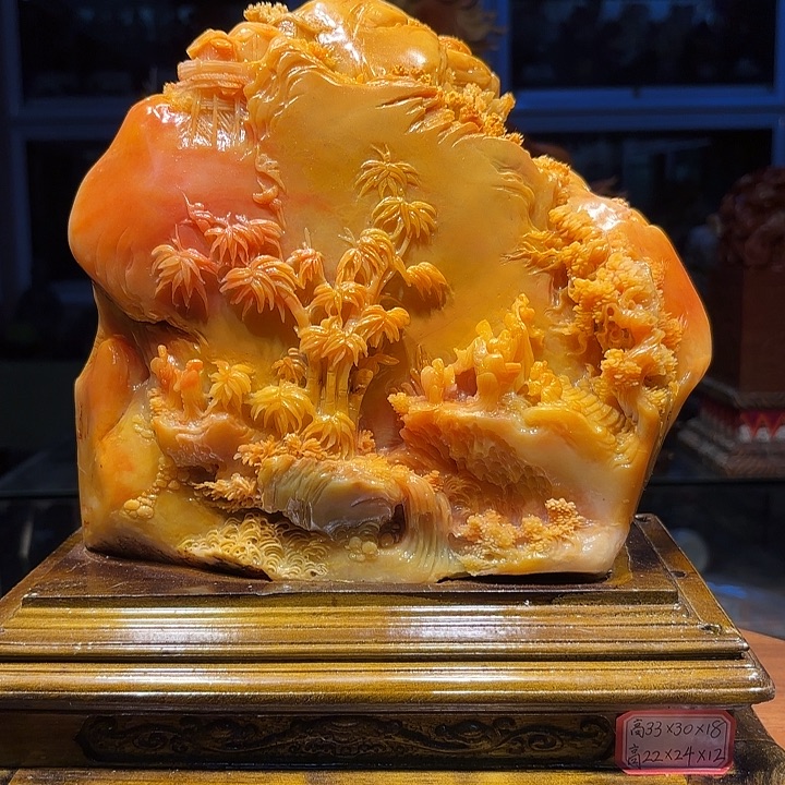 寿山石寿山石雕刻的艺术品