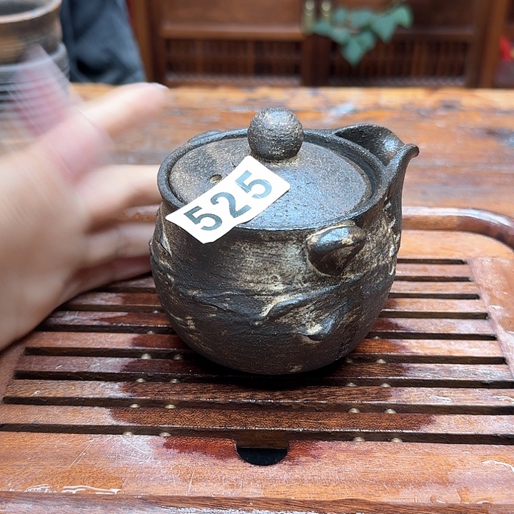 纯手工制作粗陶茶具