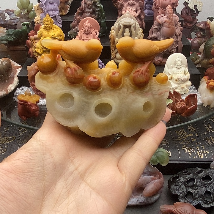 石英质玉未镶嵌吊坠(不含链)