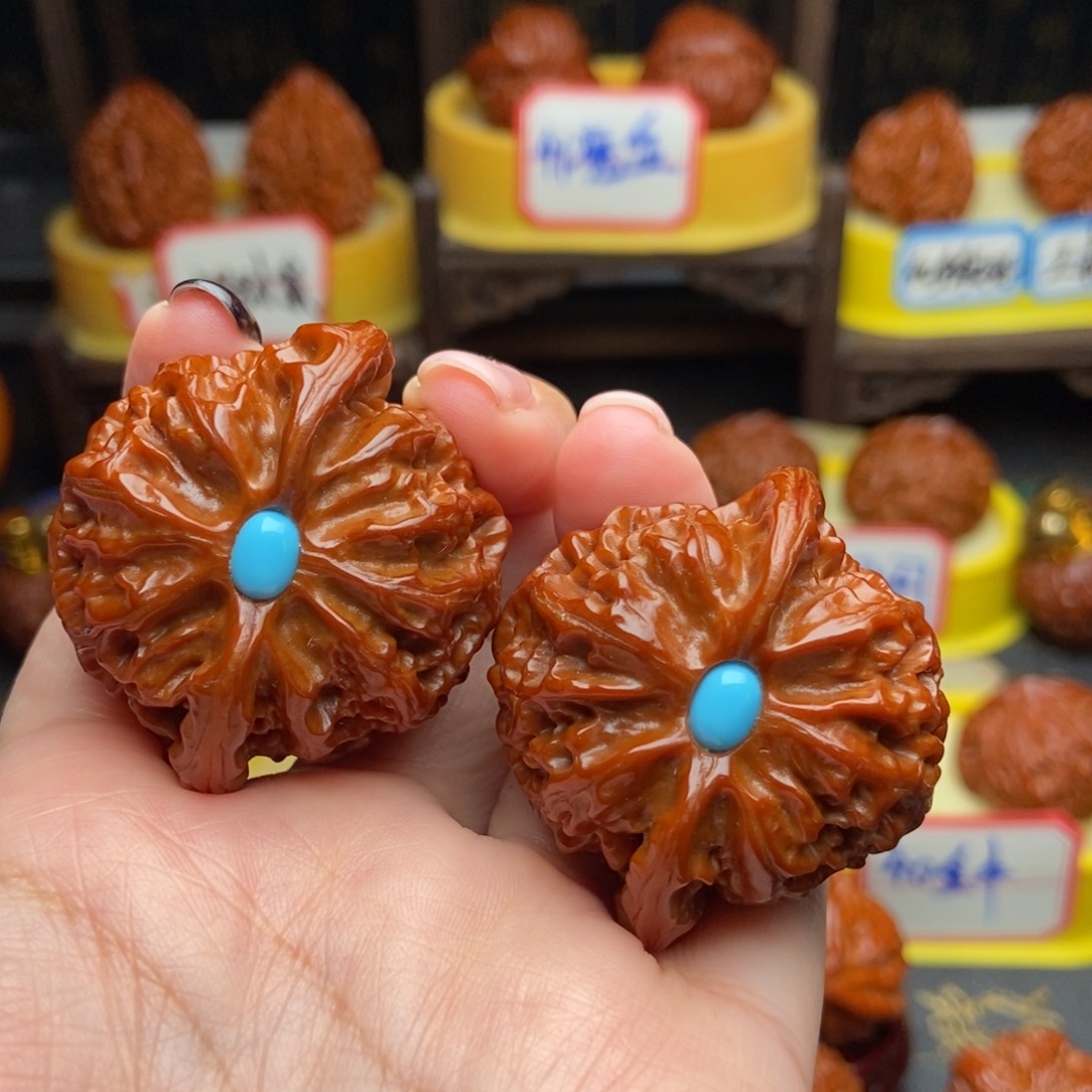 吊坠文玩核桃43宫灯