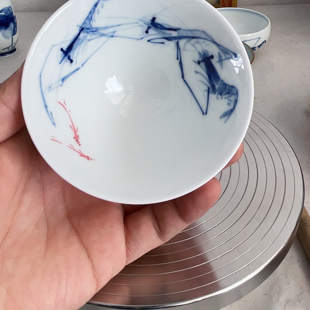 戈***戈手工手绘陶瓷作品