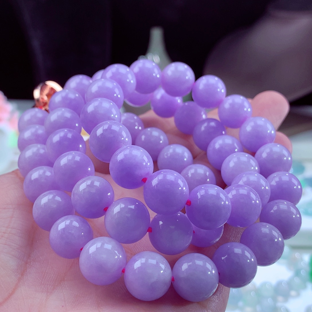 翡翠手链未镶嵌卡12.3mm