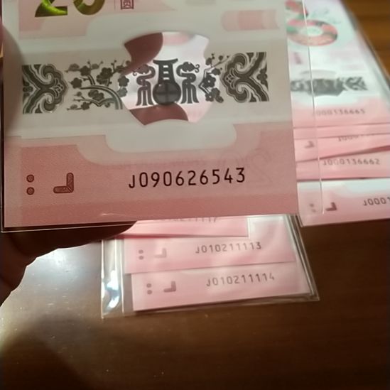 塑料蛇纪念钞 090626543