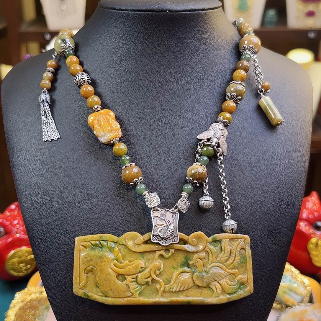 翡翠项链未镶嵌项链