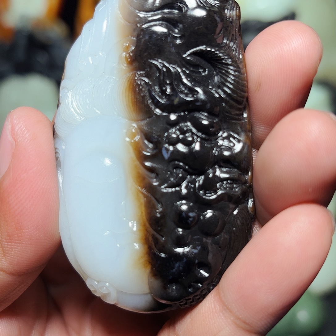 和田玉挂件未镶嵌跟****0