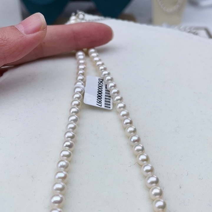 淡水珍珠颈饰未镶嵌卡5极光炫彩