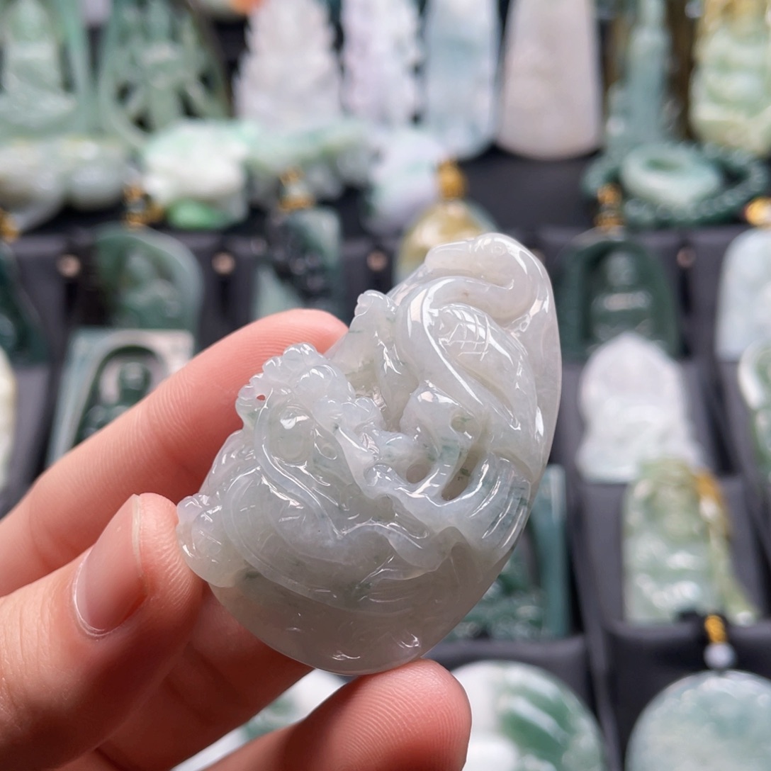 颈饰未镶嵌翡翠翡翠