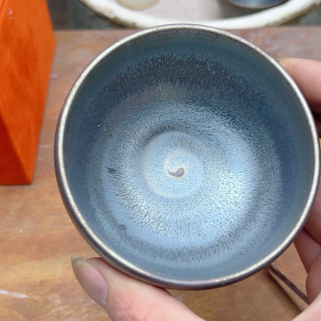 建盏柴烧茶盏建盏柴烧茶盏