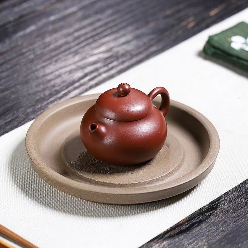 HB徐霞老师红皮龙文旦手工紫砂壶