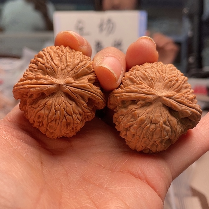 文玩核桃手串白狮子23.8……三点过