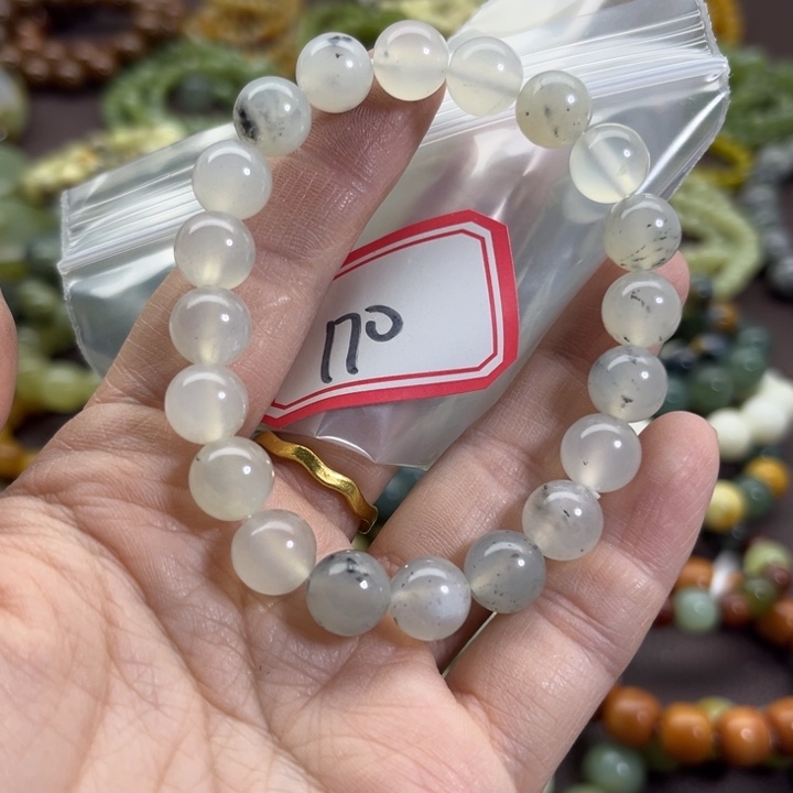 蛇纹石玉未镶嵌手链