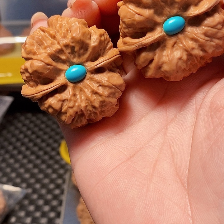 吊坠文玩核桃蛤蟆头，边40