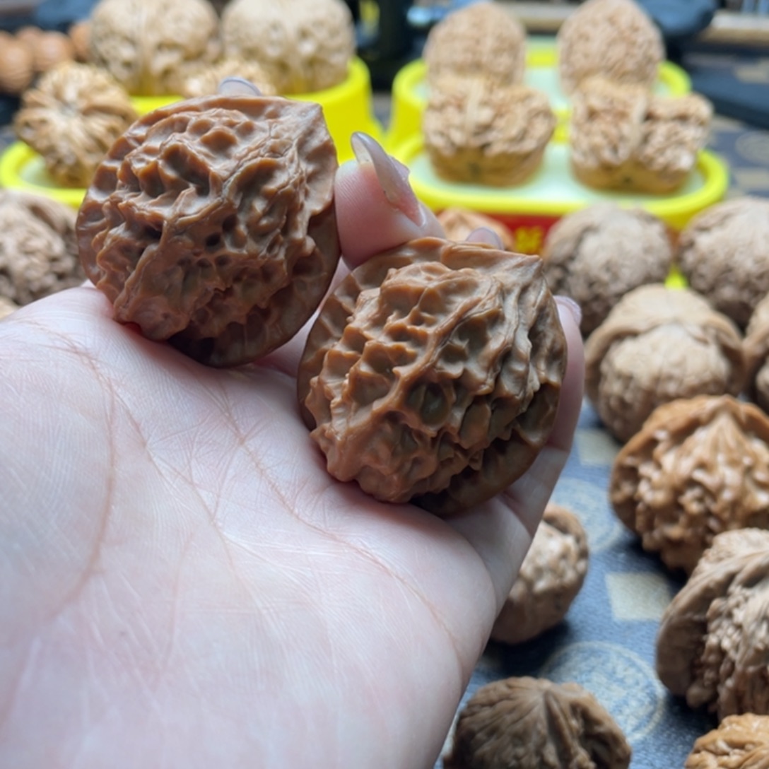 把件文玩核桃36龙鳞核桃
