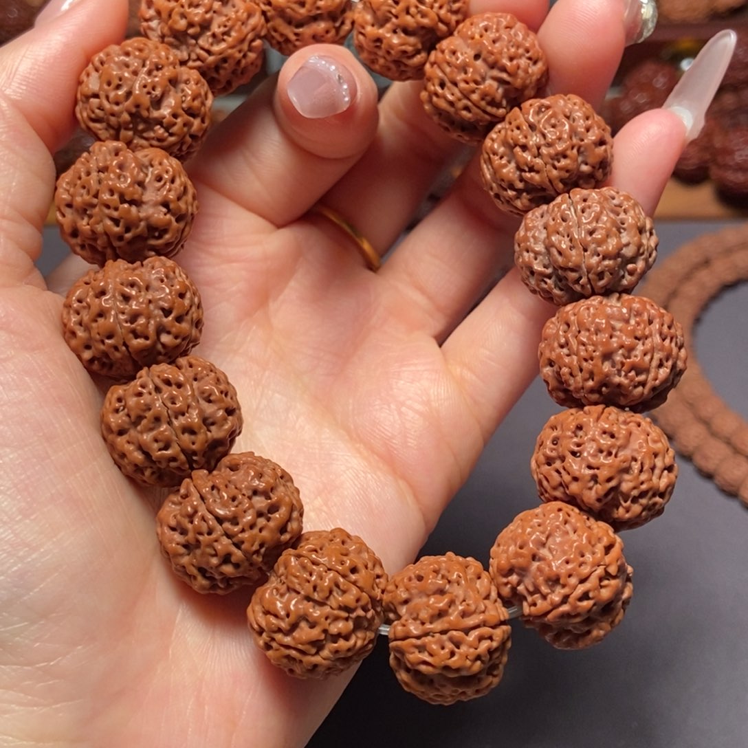 金刚菩提手串五瓣19铁核蜂王374