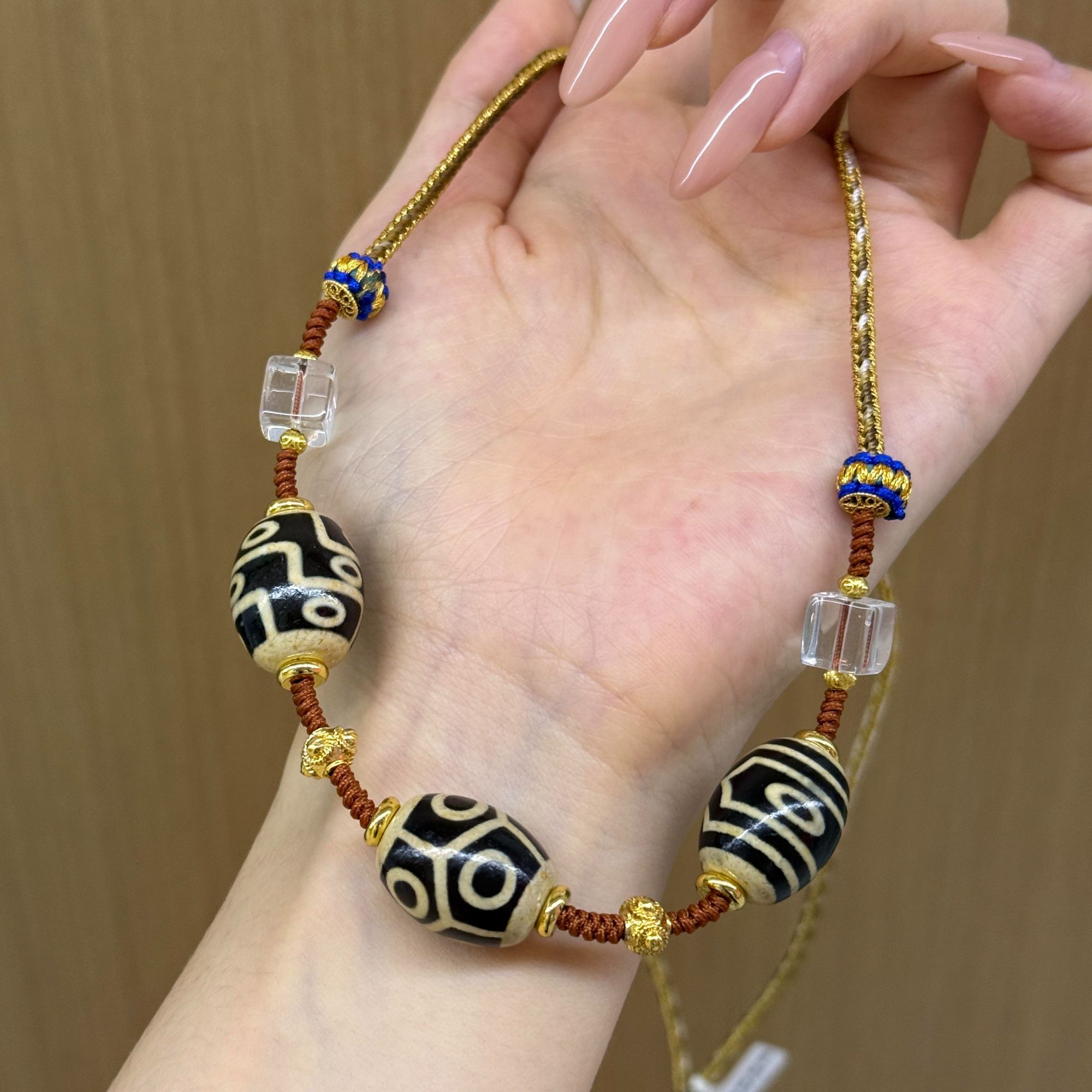 合金项链 非金属项链 布艺【三宝】手工项链 0599