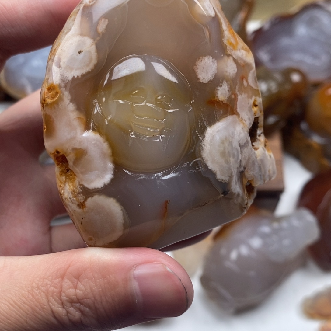 玛瑙/玉髓未镶嵌颈饰