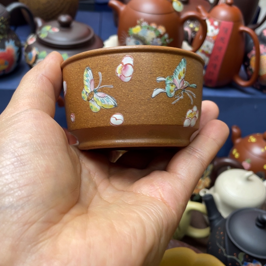 紫砂茶杯紫砂主人杯120cc