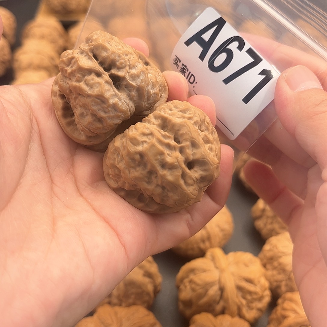 文玩核桃把件神***c蛙蛙精品40肚43