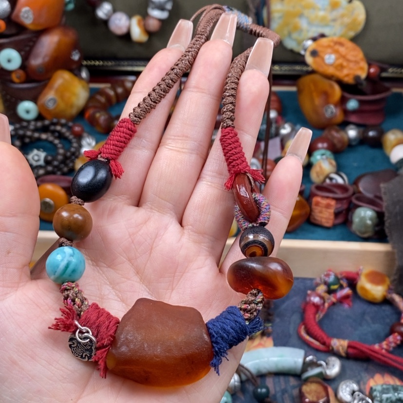 【闪购商品】蜜蜡颈饰未镶嵌项链