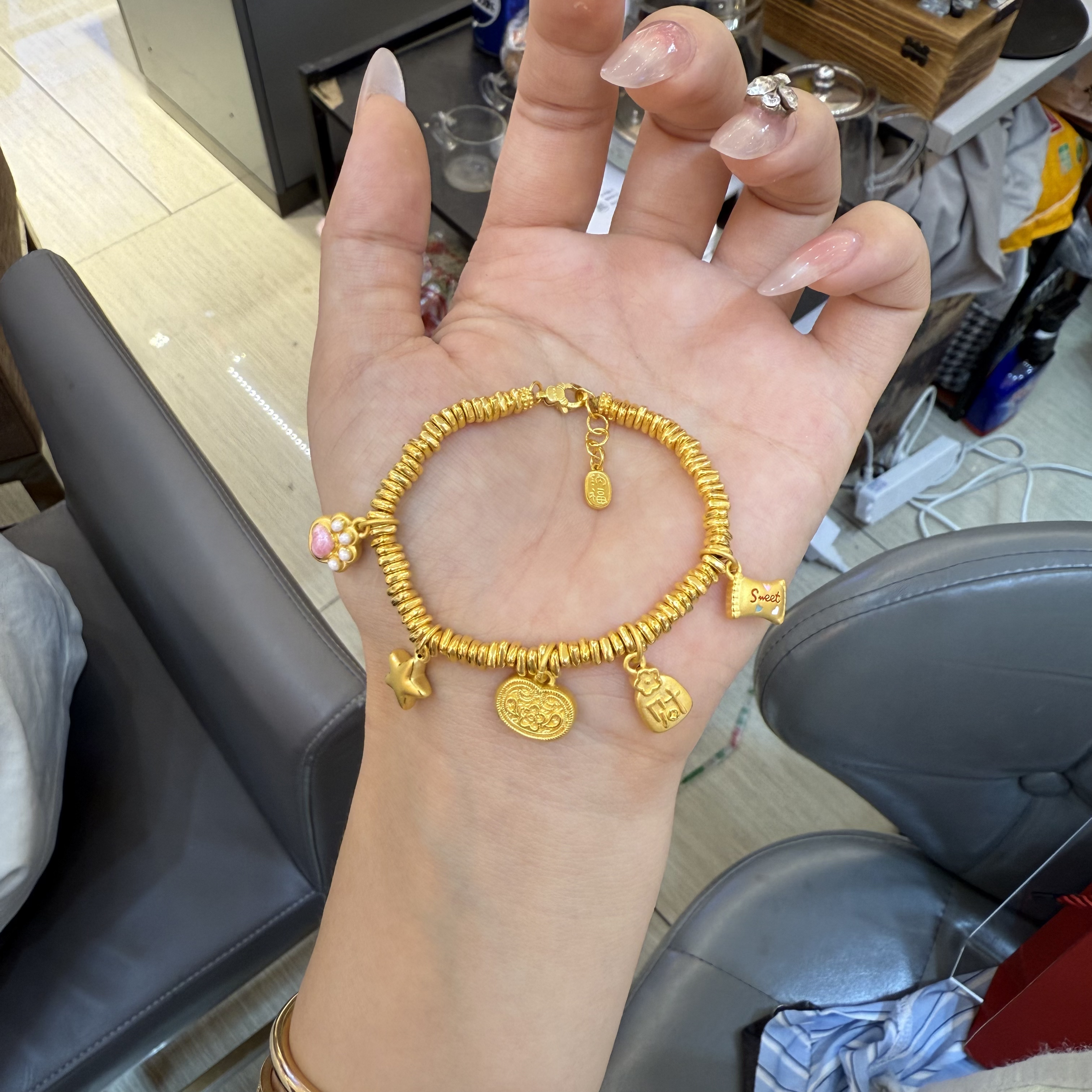 足金999盘缠有钱花DIY精美爆款送女友
