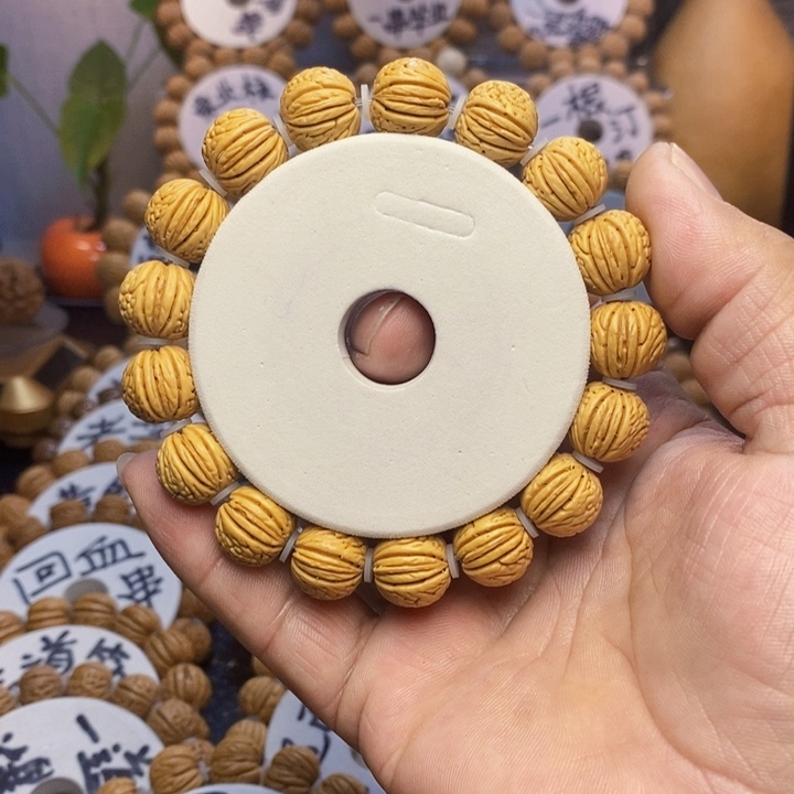 【闪购商品】祥*桃核雕刻手串手链