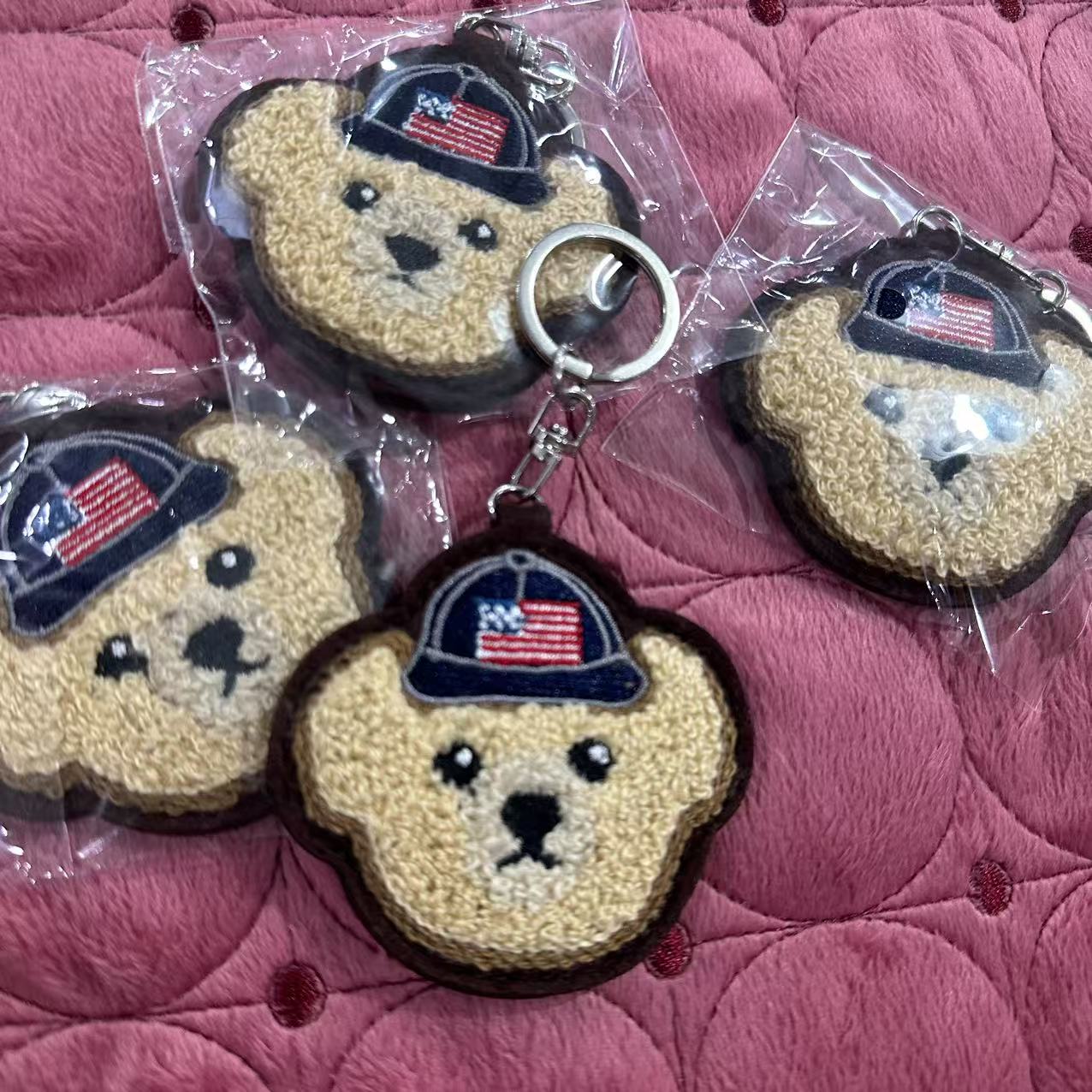 可爱熊钥匙挂件包包挂件发4个