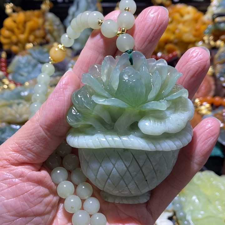 岫玉岫玉吊坠未镶嵌