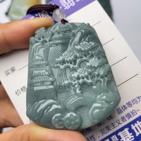 翡翠未镶嵌颈饰翡翠