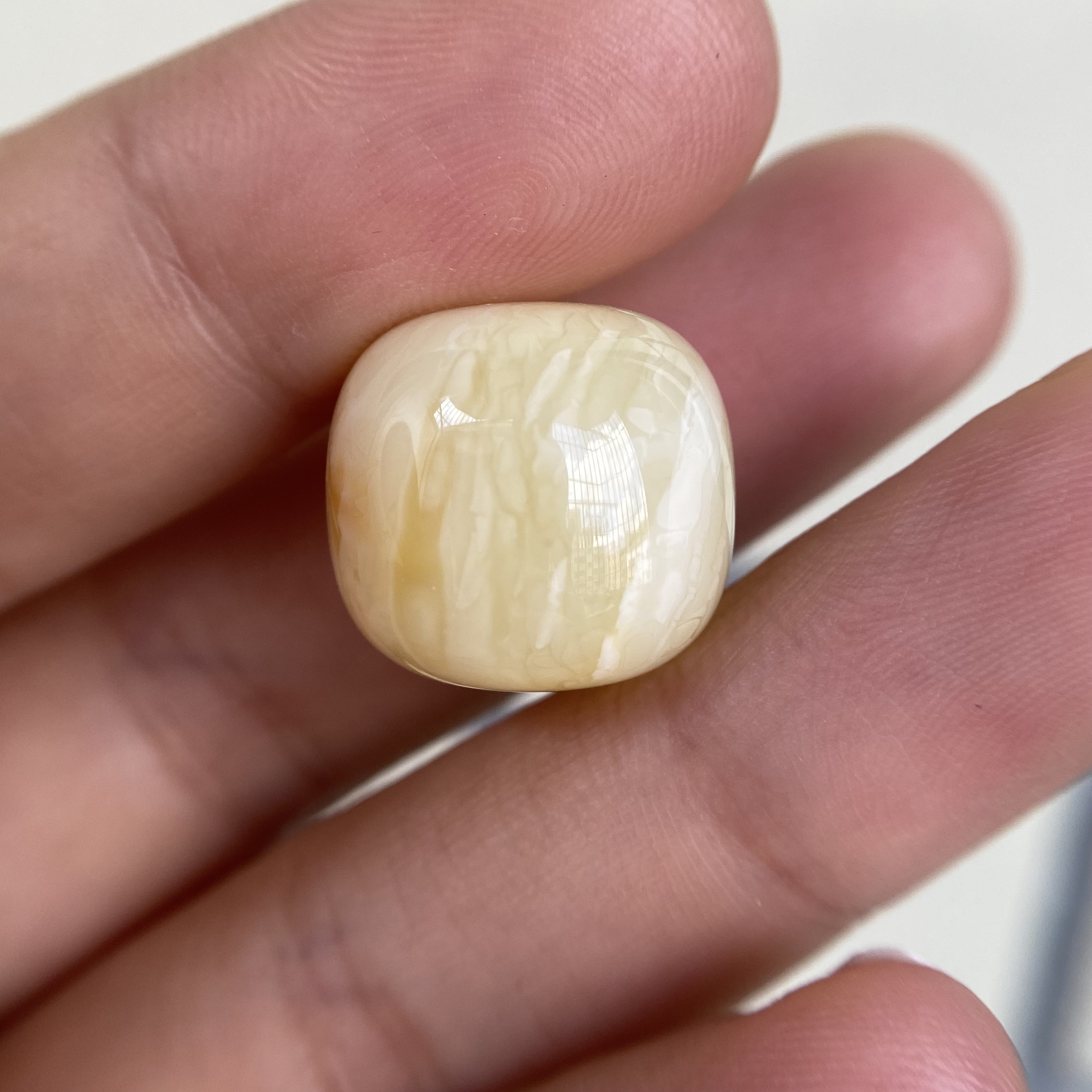 蜜蜡微沁千层老型配饰16.4×15.4mm，飘花无优化保天然，清货不退，