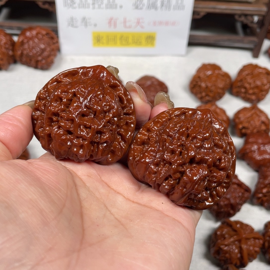 ****.猴头核桃吊坠官帽14LXP#00#