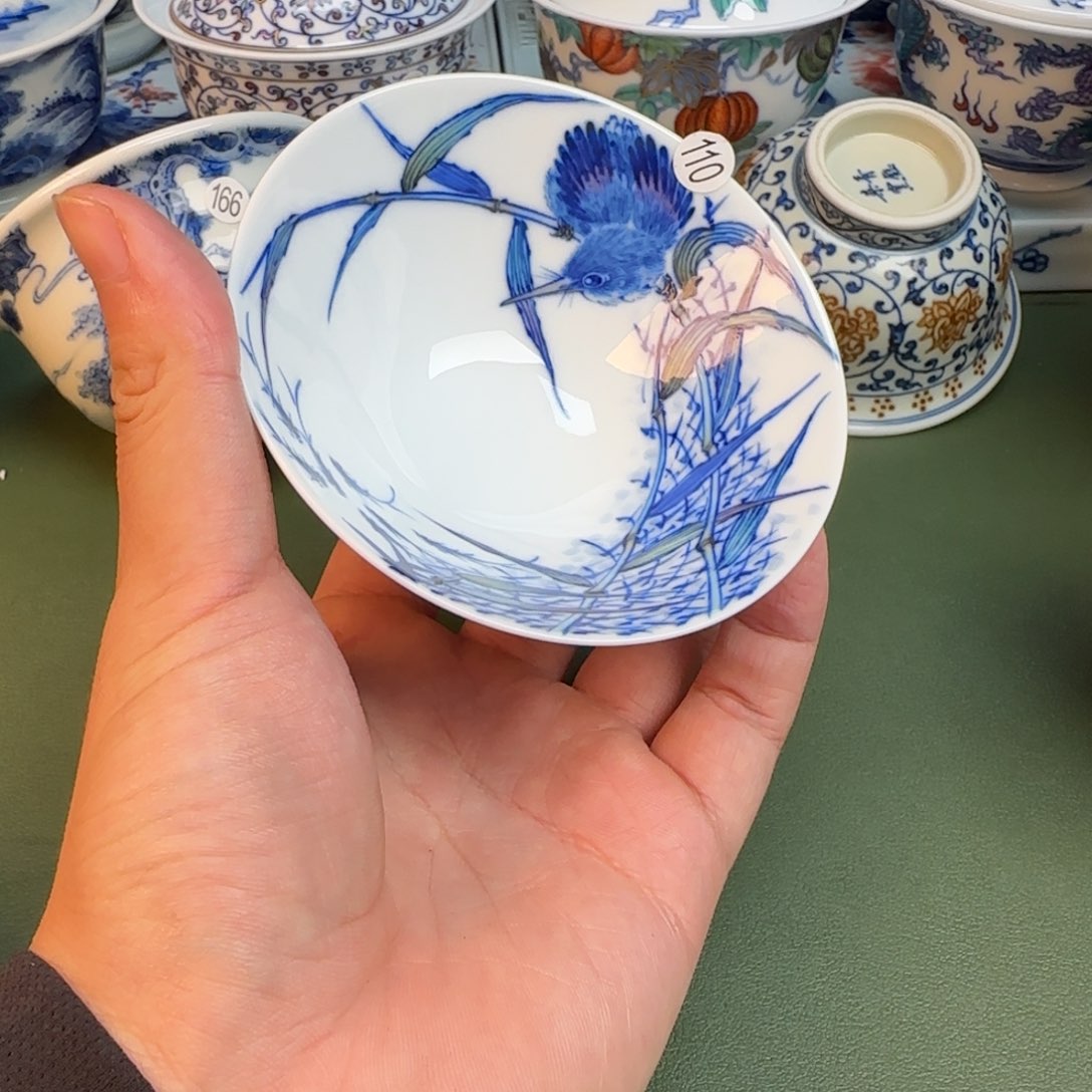 彦祖纯手工手绘茶具110