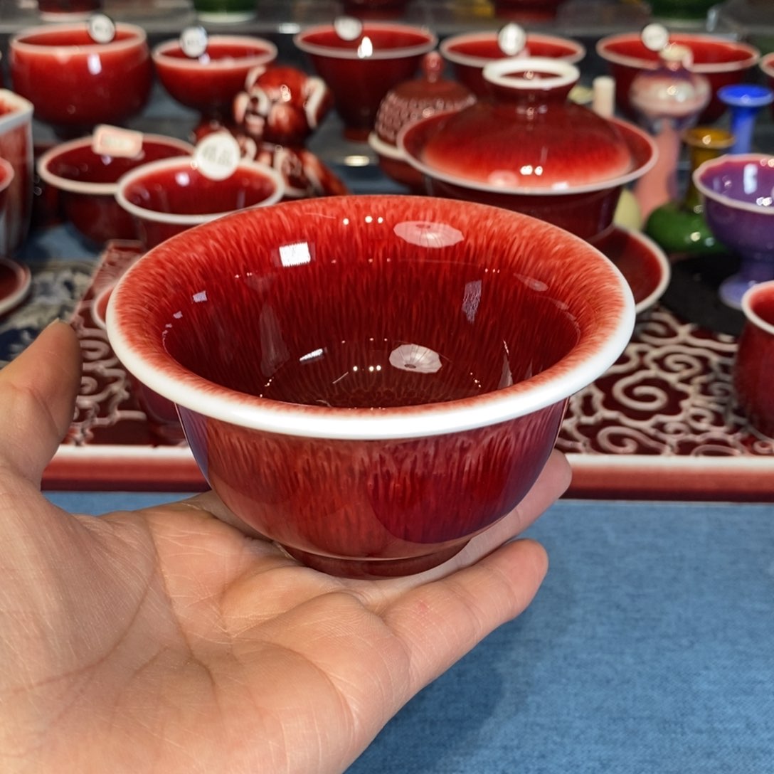 景德镇浅行窑全品压手杯