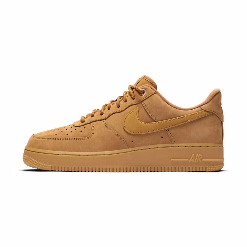 NIKE夏季新款AIR FORCE 1小麦色板鞋AF1休闲运动鞋复古