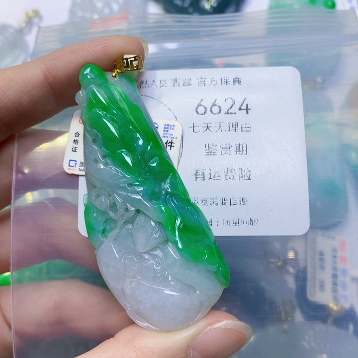 翡翠颈饰未镶嵌翡翠