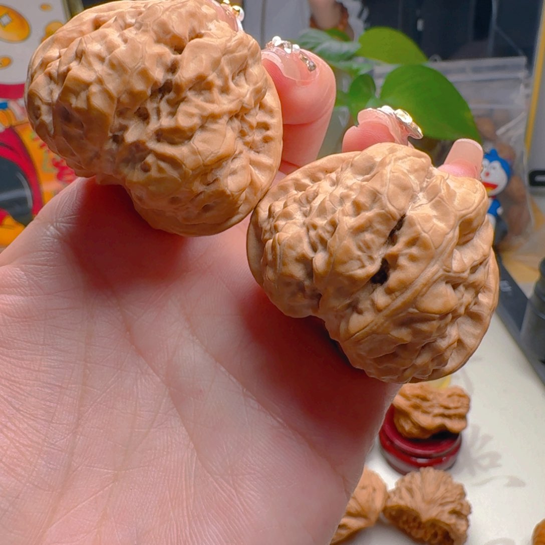 核桃把件46肚蛤蟆头