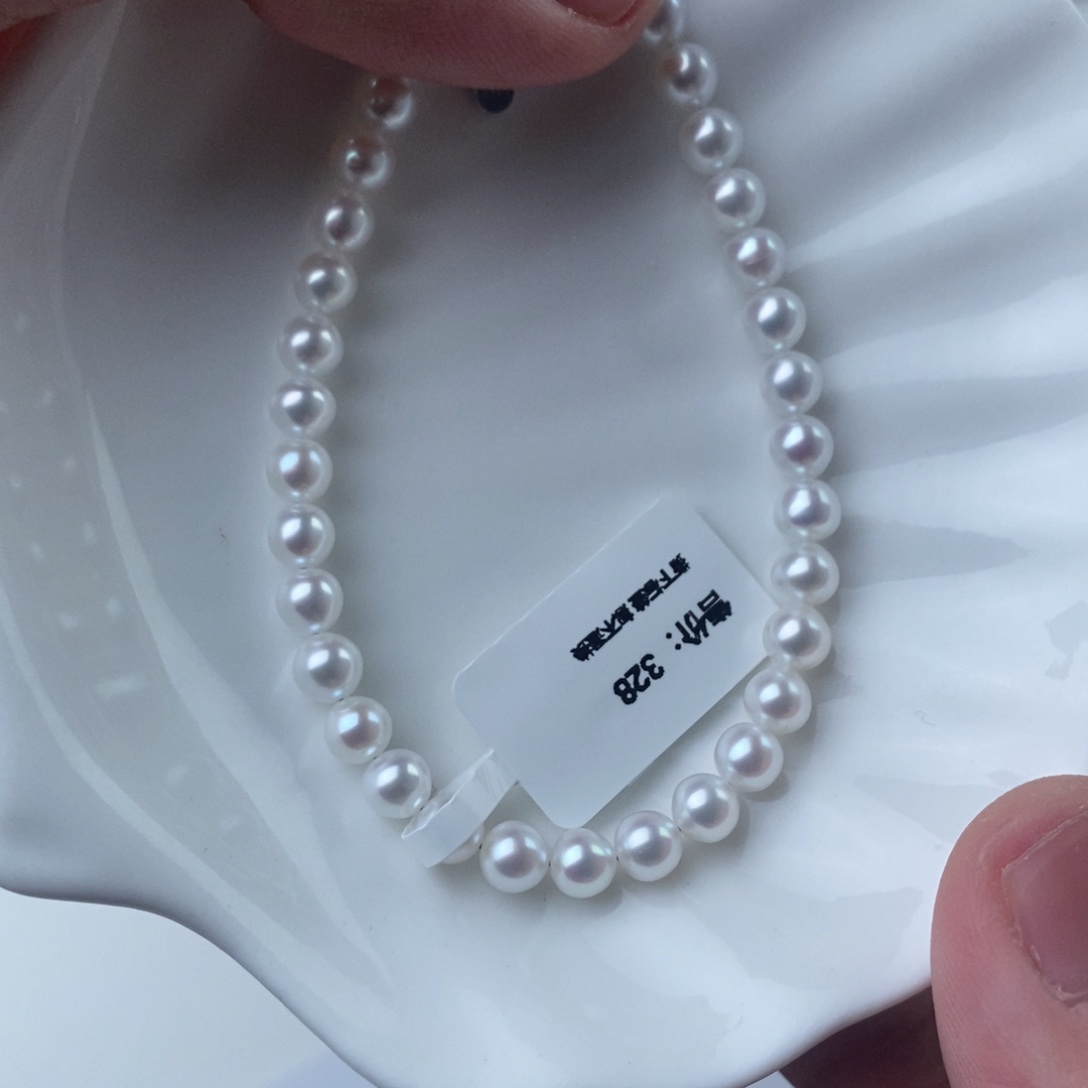 淡水珍珠项链银S925镶嵌105762