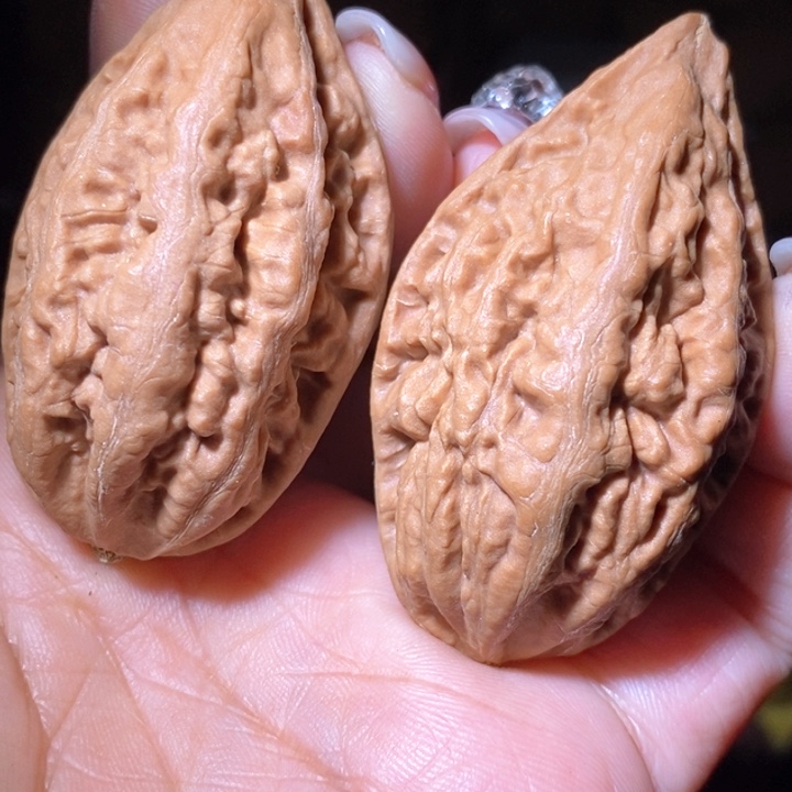 文玩核桃把件东北野生楸子小美52