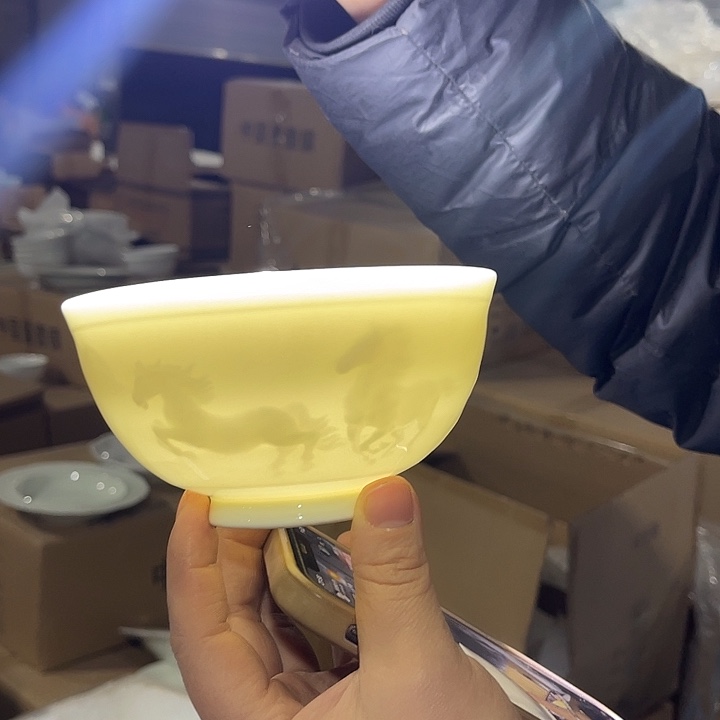 瓷片马碗四个，包邮