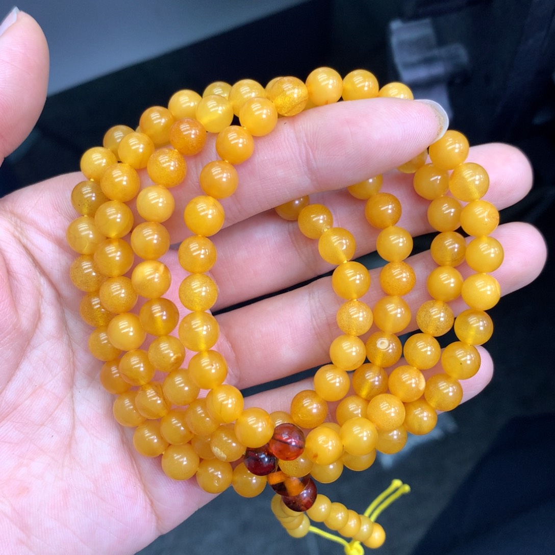 琥珀未镶嵌珠宝奇石7mm➕