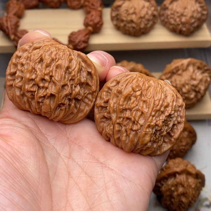 把件核桃文玩核桃正磨