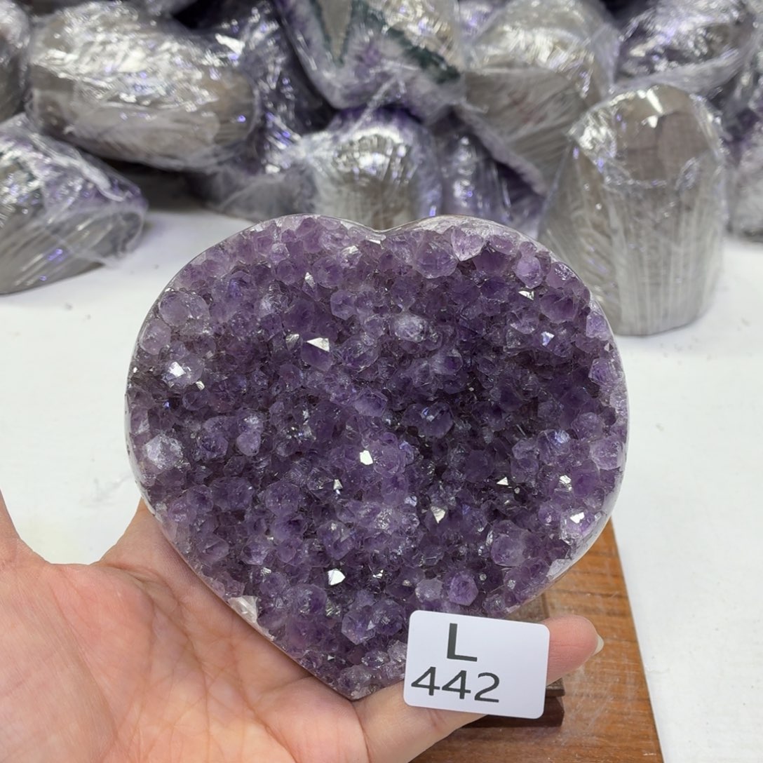 水晶摆件未镶嵌天然紫水晶