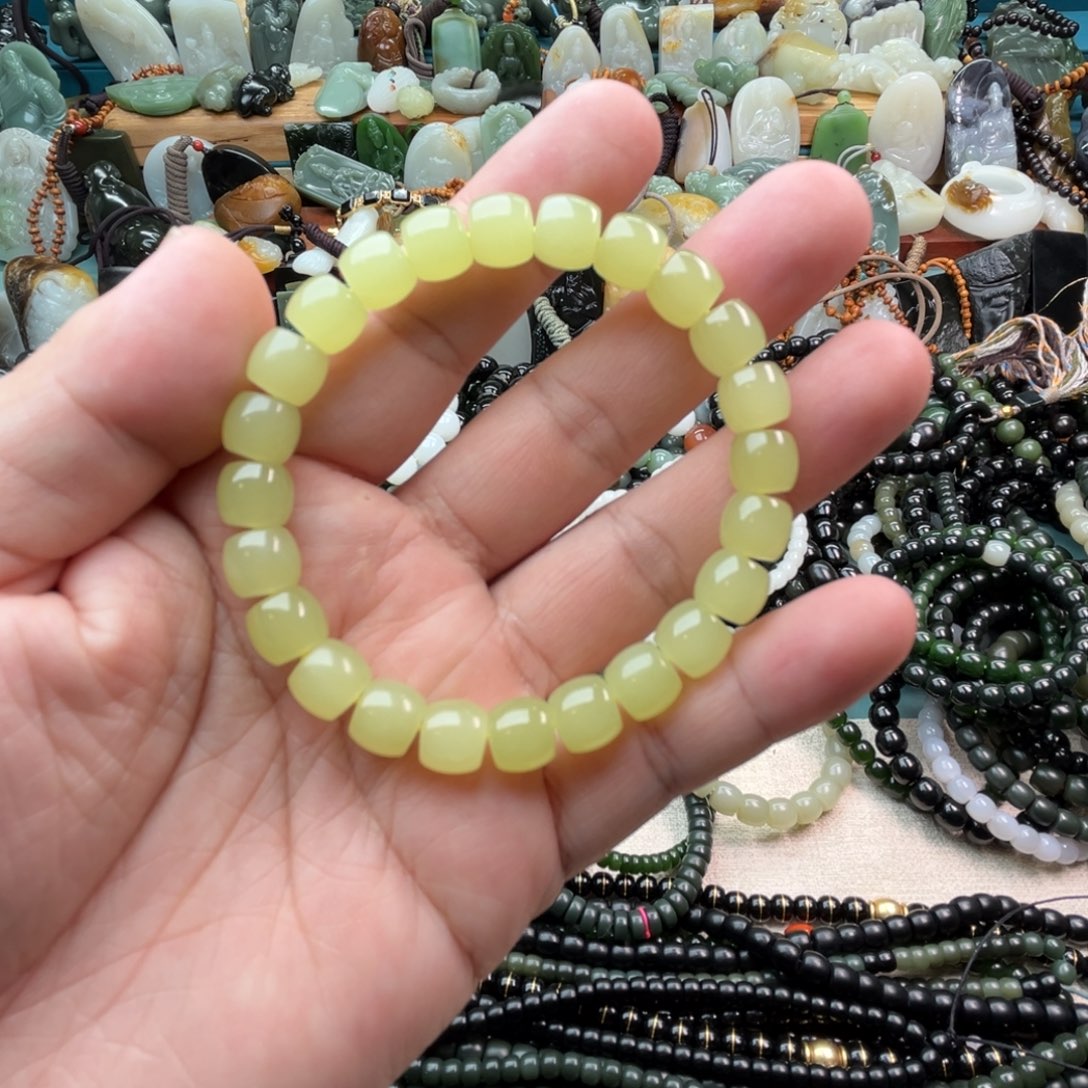 和田玉手链未镶嵌