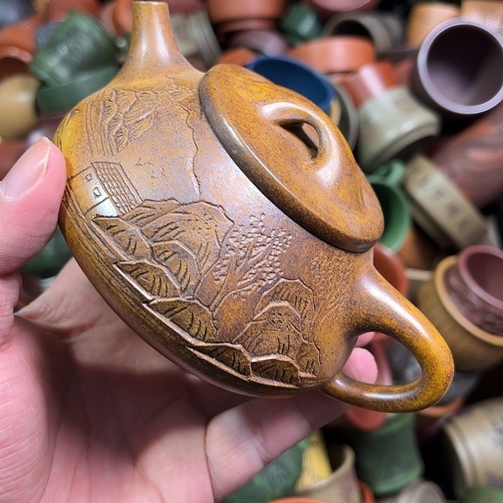 紫砂茶杯全手工紫砂主人杯