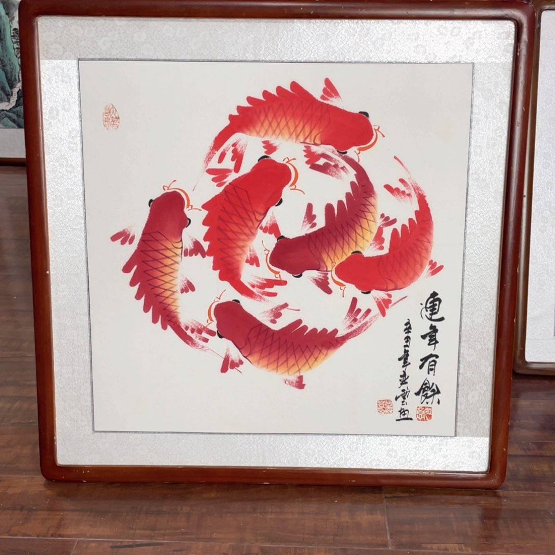 国画带框尺寸63*63厘米