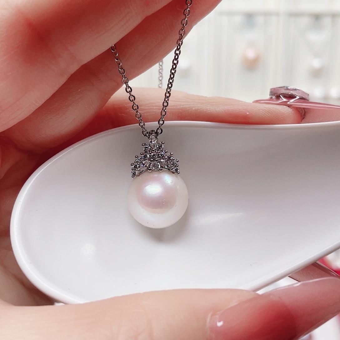 合金吊坠(赠链)淡水珍珠
